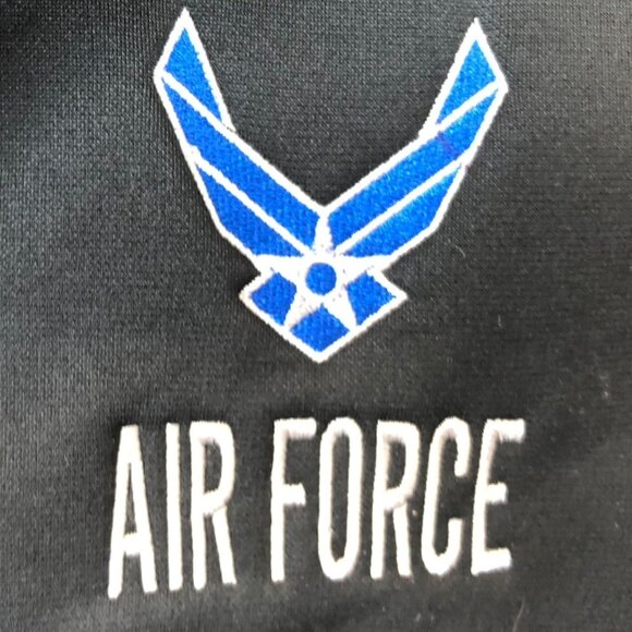 Under Armour Mens Air Force Jacket Small Full Zip Activewear Outdoors Black Casu - Picture 8 of 11